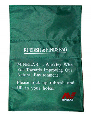 Minelab Metal Detector Finds and Trash Bag