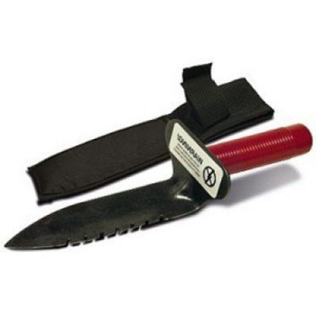 Lesche Digging Tool with Left Side Serrated Blade with Free Sheath